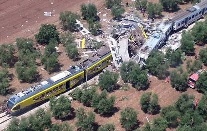 Scontro treni, simulato l’incidente tra i due convogli sulla Andria-Corato