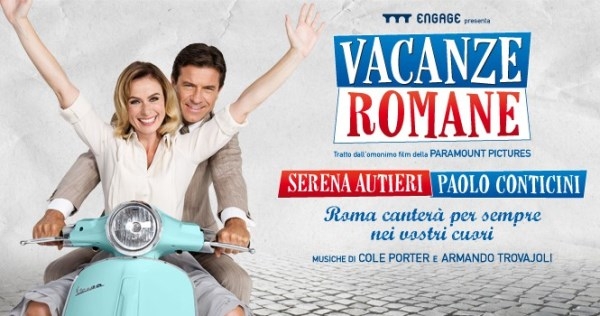Serena Autieri e Paolo Conticini in ‘Vacanze romane’ al Teatroteam di Bari