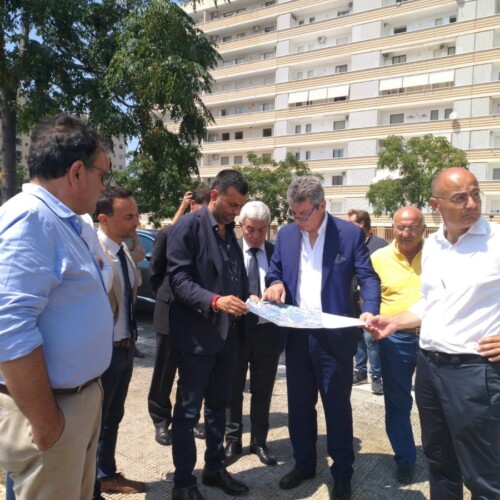 Spostamento elettrodotti Loseto, Decaro incontra l’azienda Terna: ‘Sopralluogo tecnico per dar via al progetto’