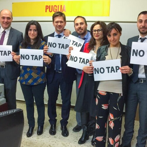 Tap, domani Alessandro Di Battista e i portavoce M5S in corteo a San Foca per dire “no” al gasdotto