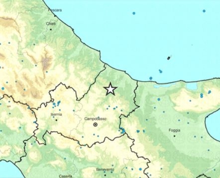 Terremoto in Molise, magnitudo 4.7: scossa avvertita su tutta la costa adriatica