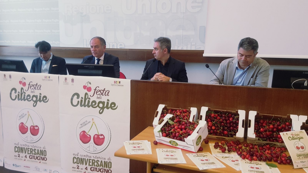 Torna in Puglia la ‘Festa delle ciliegie’: appuntamento dal 2 al 4 giugno a Conversano