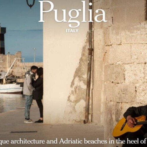 Turismo, la Puglia tra le 52 mete da visitare nel 2019 secondo il New York Times