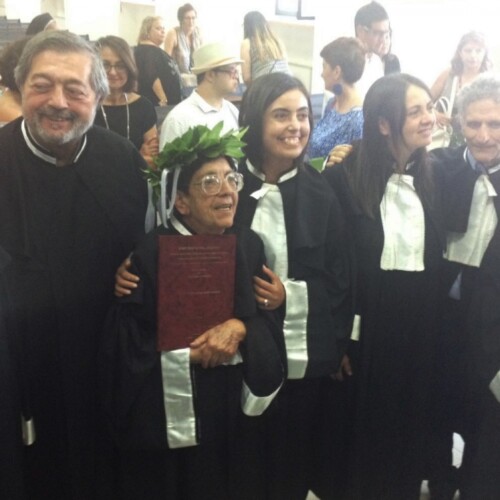 Università del Salento, Concetta Perrone dottoressa in scienze Filosofiche a 84 anni