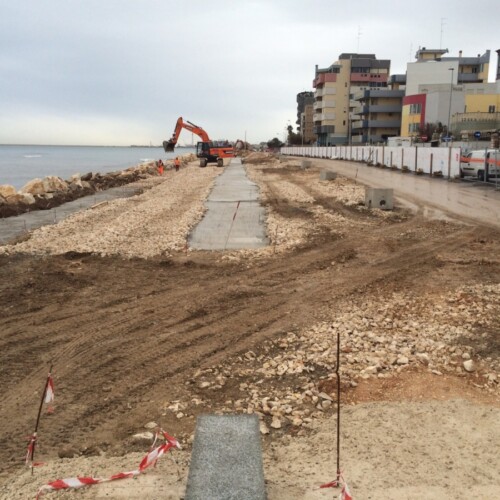 Waterfront Fesca-San Girolamo, i lavori proseguono verso Sud: novità sulla viabilità stradale