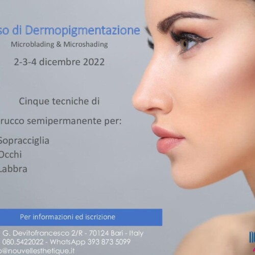 A Bari Nouvelle Esthétique Académie propone un corso di dermopigmentazione