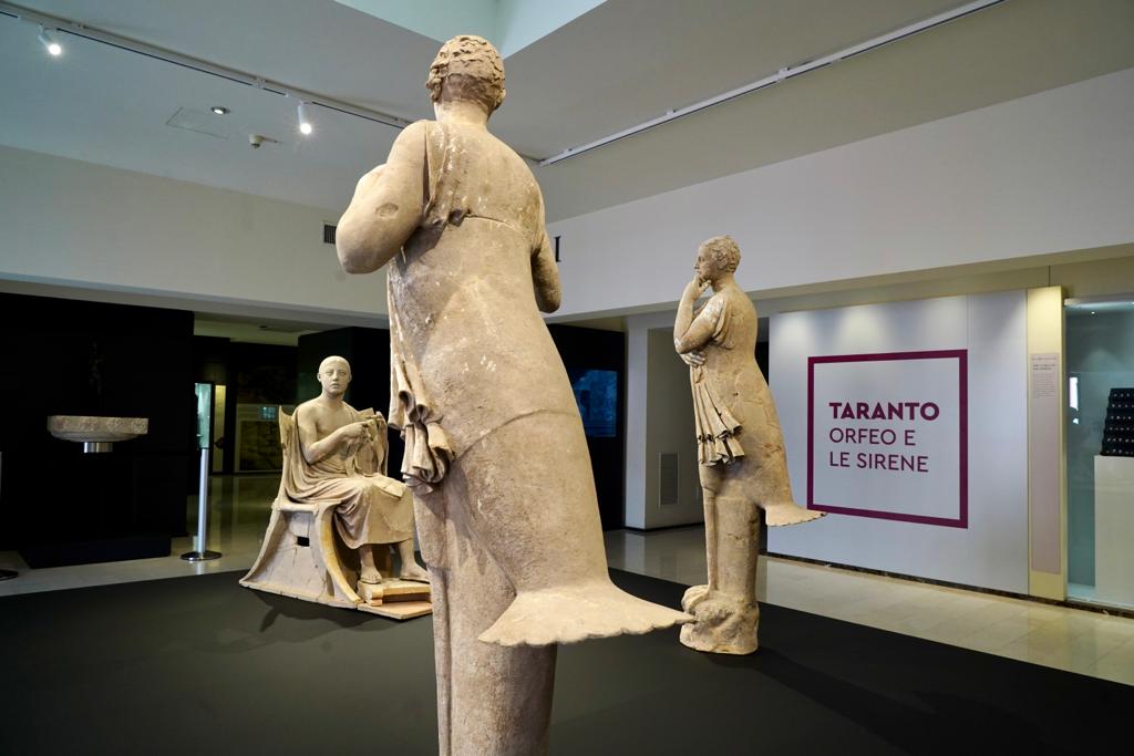 ARCHEOLOGIA, ORFEO E LE SIRENE TORNANO A TARANTO