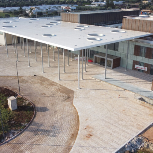 Il cantiere del nuovo Ospedale di Monopoli-Fasano: lavori all’82%, completate le degenze del piano terra