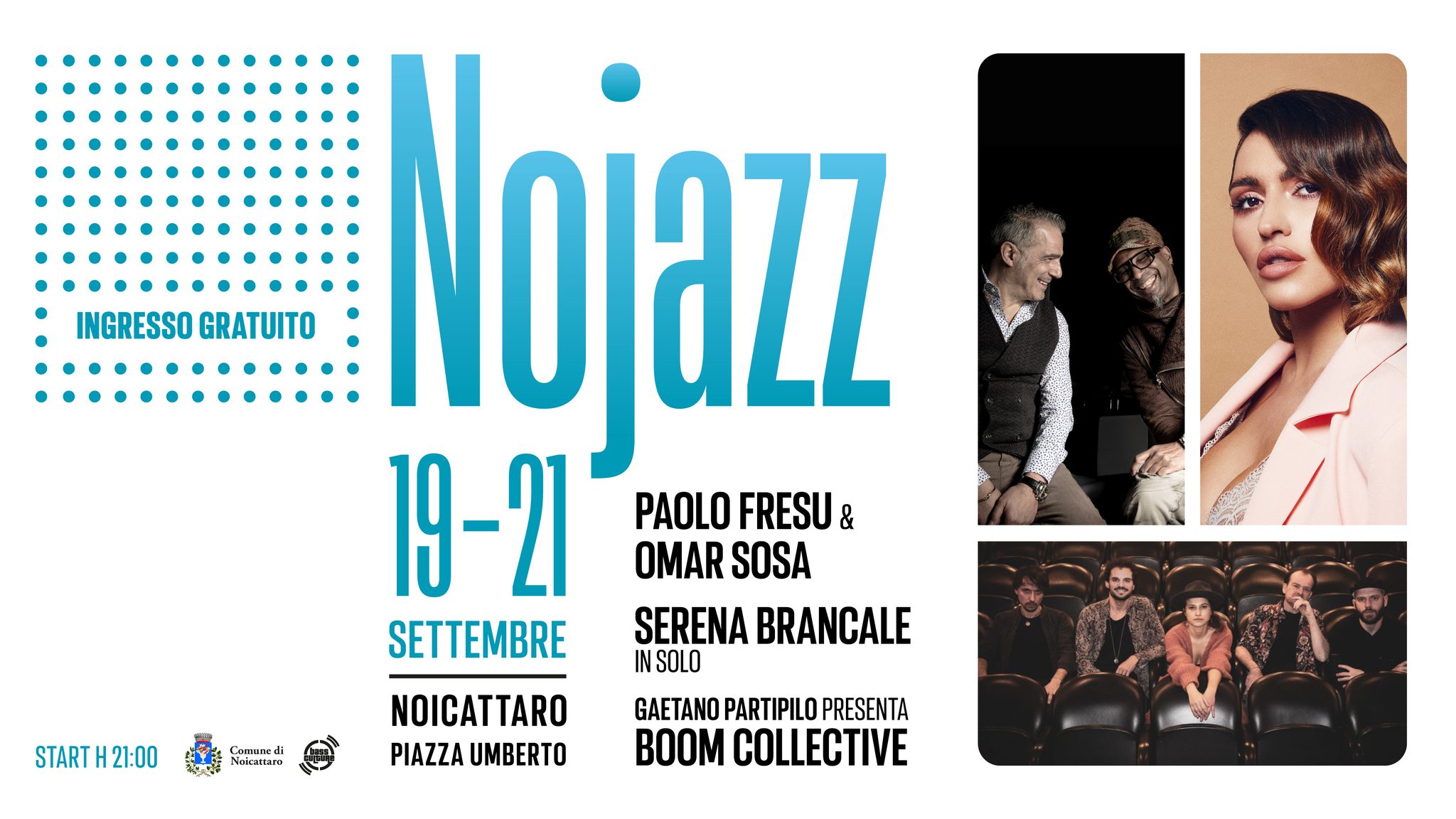 Dal 19 al 21 settembre torna a Noicàttaro la terza edizione di Nojazz, la rassegna musicale dedicata al jazz e alle sue sperimentazioni