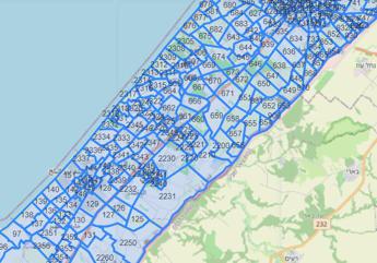 Gaza, Striscia divisa in centinaia di aree: la mappa Idf per allertare civili su scontri