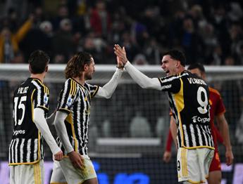 Juve-Roma 1-0, gol di Rabiot e Allegri si avvicina all’Inter