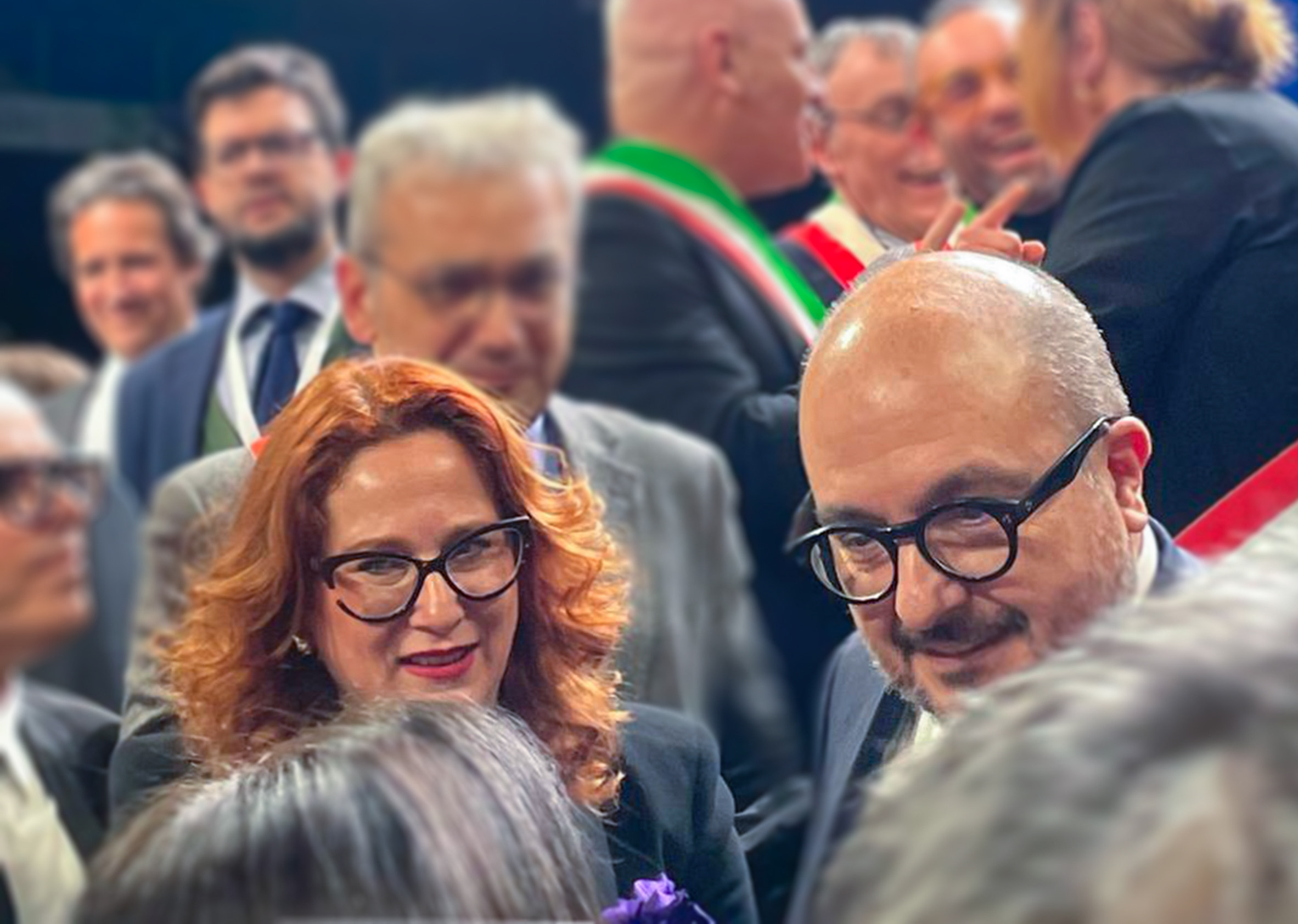 Grazia Di Bari oggi all’inaugurazione di “Pesaro 2024 – Capitale italiana della cultura”