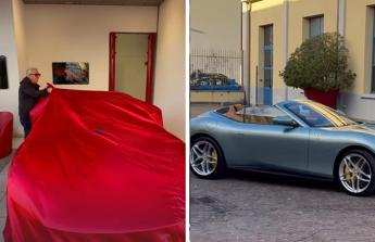 Fedez e la nuova Ferrari Roma: “La prima in Italia”
