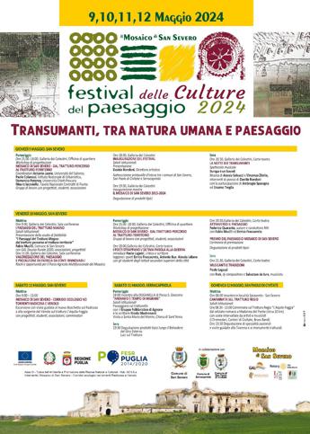 A San Severo il Festival delle culture del paesaggio