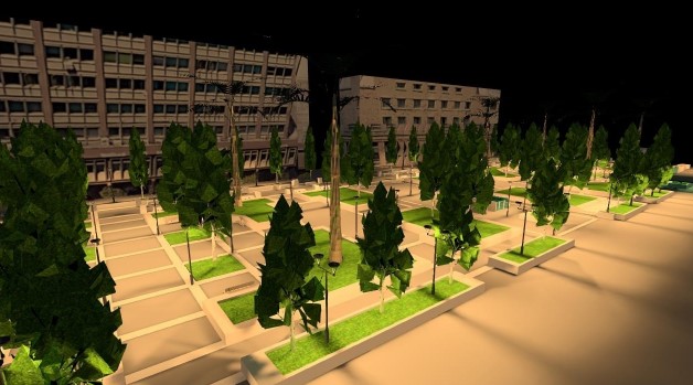 BARI, NUOVA ILLUMINAZIONE PER PIAZZA CESARE BATTISTI LUNEDÌ 12 MAGGIO AL VIA I LAVORI