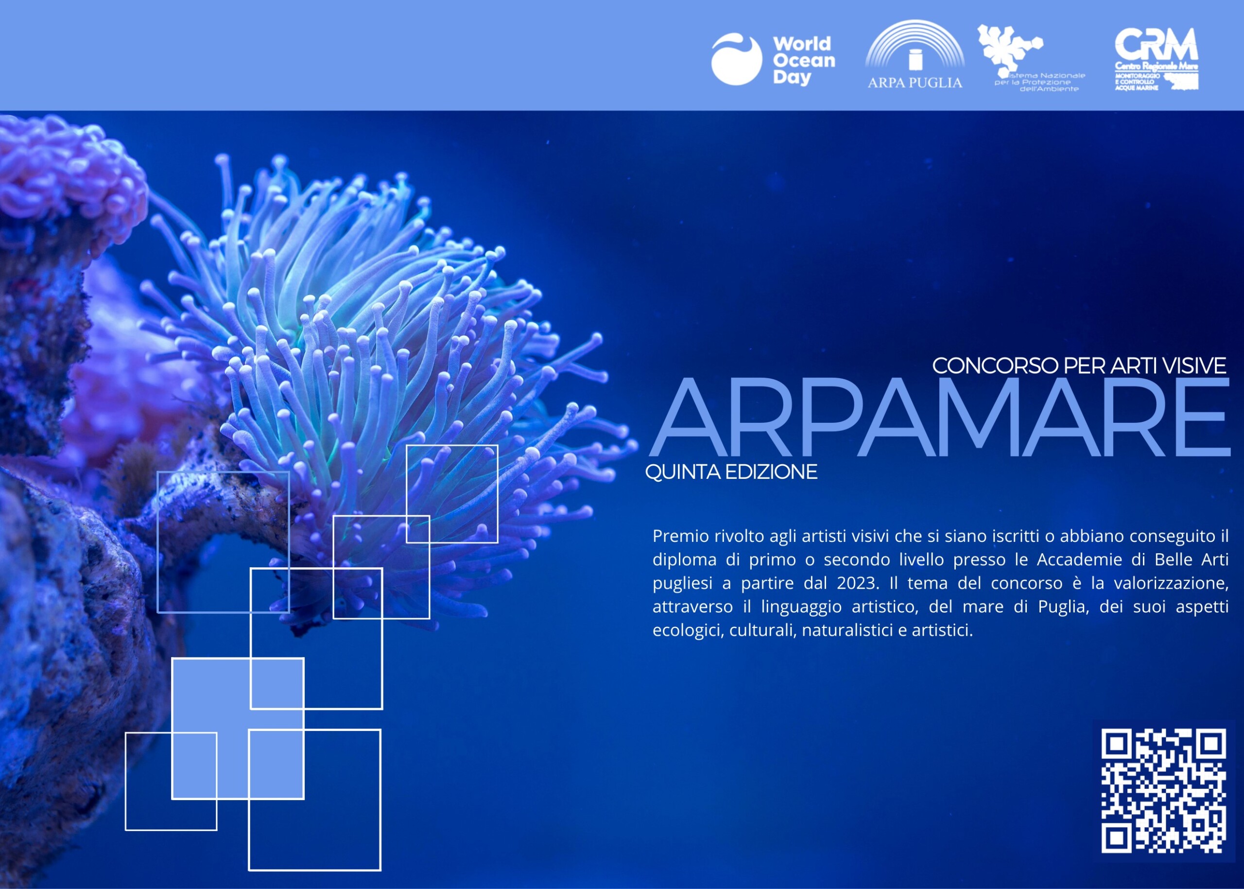 Ultimi giorni per partecipare alla V edizione del Premio ArpAmare 2025: il concorso scade il 16 maggio ed è rivolto ad artisti diplomati o iscritti alle Accademie di Belle Arti di Puglia