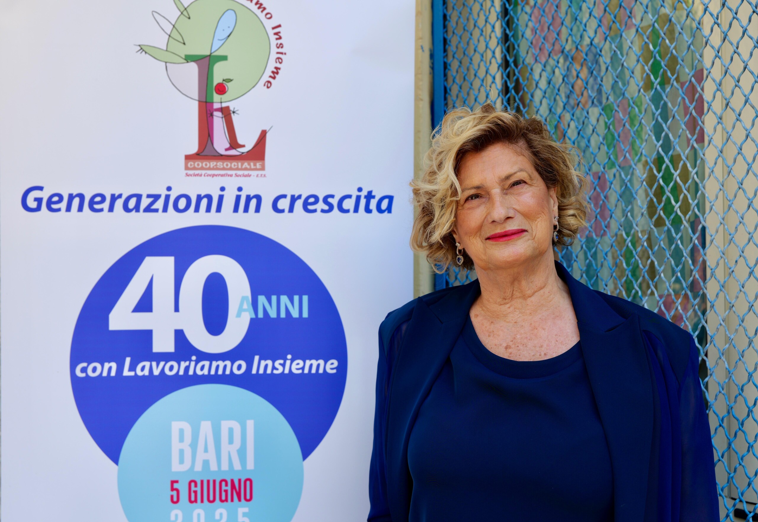 “Generazioni in crescita. 40 anni con ‘Lavoriamo insieme’” La Cooperativa Sociale Lavoriamo Insieme Onlus celebra 40 anni di attività