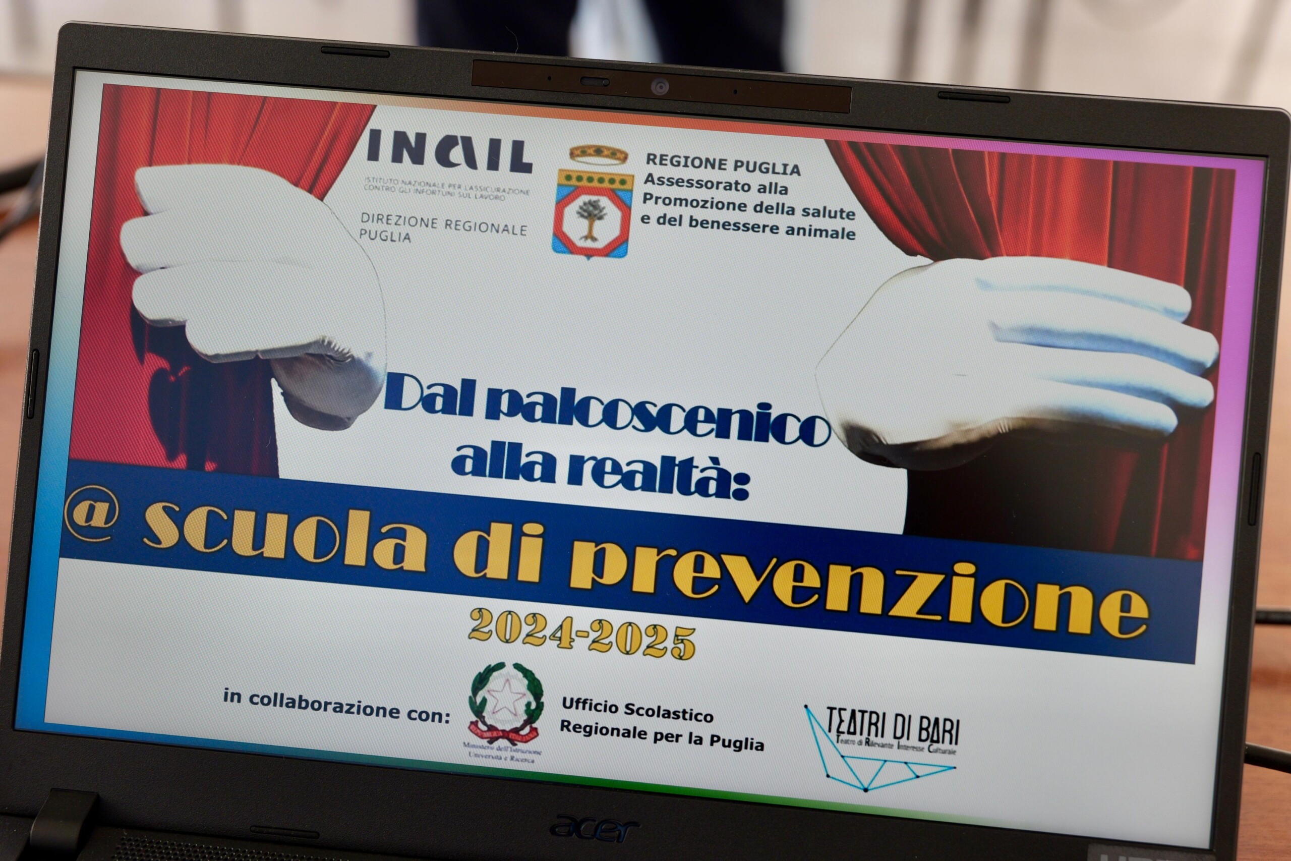 “Gli ScacciaRischi: le olimpiadi della prevenzione” e “Dal palcoscenico alla realtà: @ scuola di prevenzione”: presentati i progetti di prevenzione destinati agli studenti pugliesi