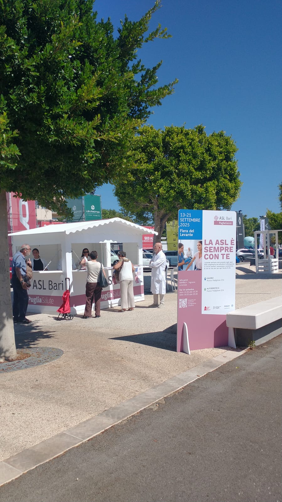 La ASL di Bari porta la salute in Fiera del Levante