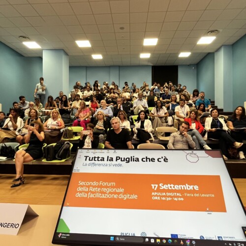 REGIONE PUGLIA, SECONDO FORUM DELLA RETE REGIONALE DELLA FACILITAZIONE DIGITALE