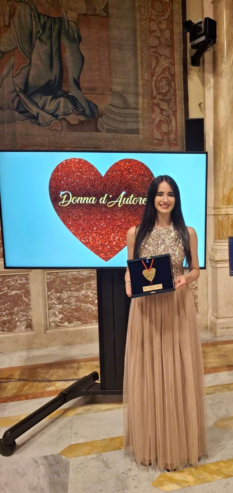 La danzatrice tarantina Roberta Di Laura premiata a Roma a Palazzo Montecitorio