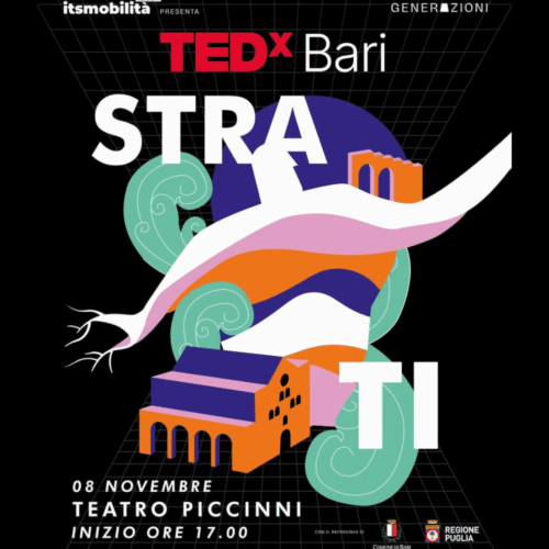 LUNEDÌ LA PRESENTAZIONE DEL TEDx IN PROGRAMMA AL PICCINNI L’8 NOVEMBRE