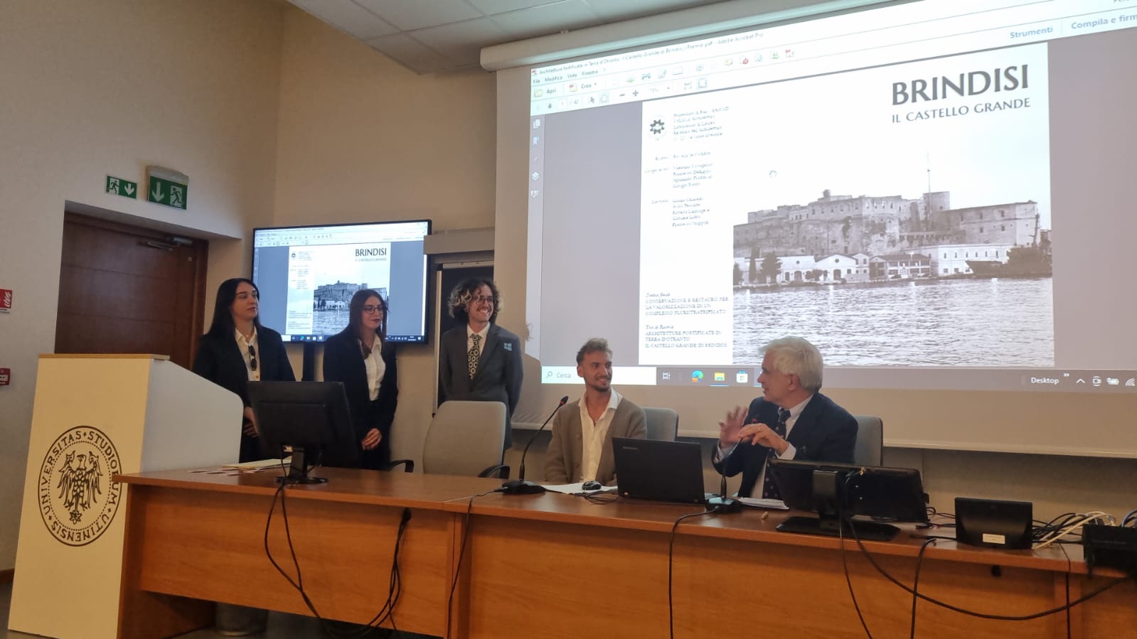 Primo Premio Nazionale a cinque neoarchitetti del Poliba per la tesi di laurea. Conservazione, restauro e valorizzazione del Castello Svevo Aragonese di Brindisi