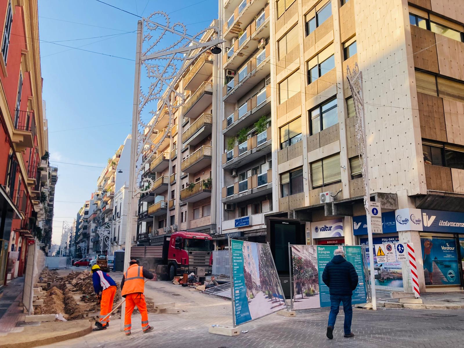 RIQUALIFICAZIONE DI VIA ARGIRO DA OGGI INTERVENTI ENEL SUL PRIMO ISOLATO LE LAVORAZIONI PROSEGUONO SUL SECONDO GLI AGGIORNAMENTI SULLO STATO DEL CANTIERE