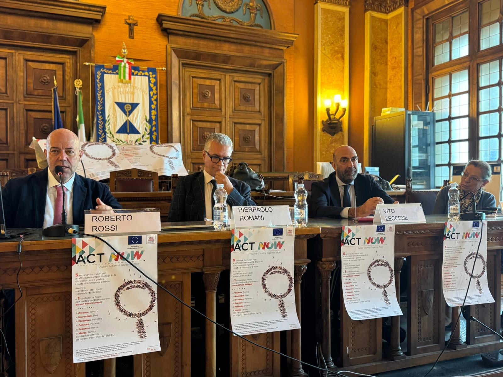 ACT NOW: a Bari, il secondo appuntamento del progetto europeo per costruire una rete europea di enti locali contro la corruzione e le frodi