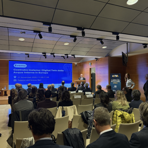 IDEATION, la Puglia protagonista: a Bari il confronto europeo sui digital twin dell’acqua