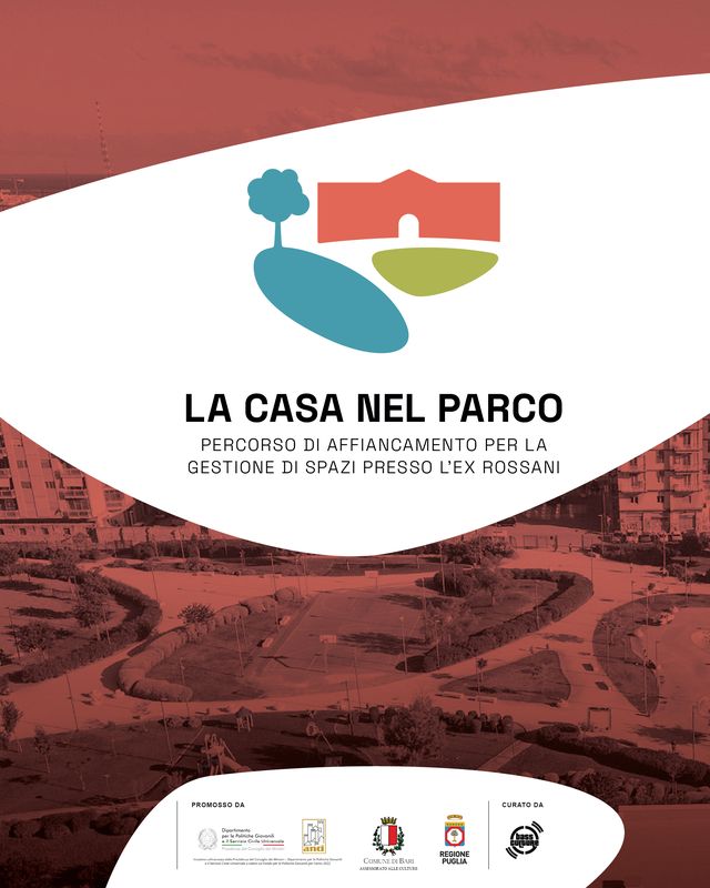 La Casa nel Parco – 14 novembre: giovani realtà creative a confronto per immaginare la gestione futura degli spazi de “la Rossani – BiblioTeca del Mediterraneo”