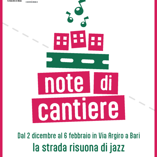 “Note di Cantiere”: dal 2 dicembre al 6 febbraio il cantiere di via Argiro si trasforma in un palcoscenico a cielo aperto