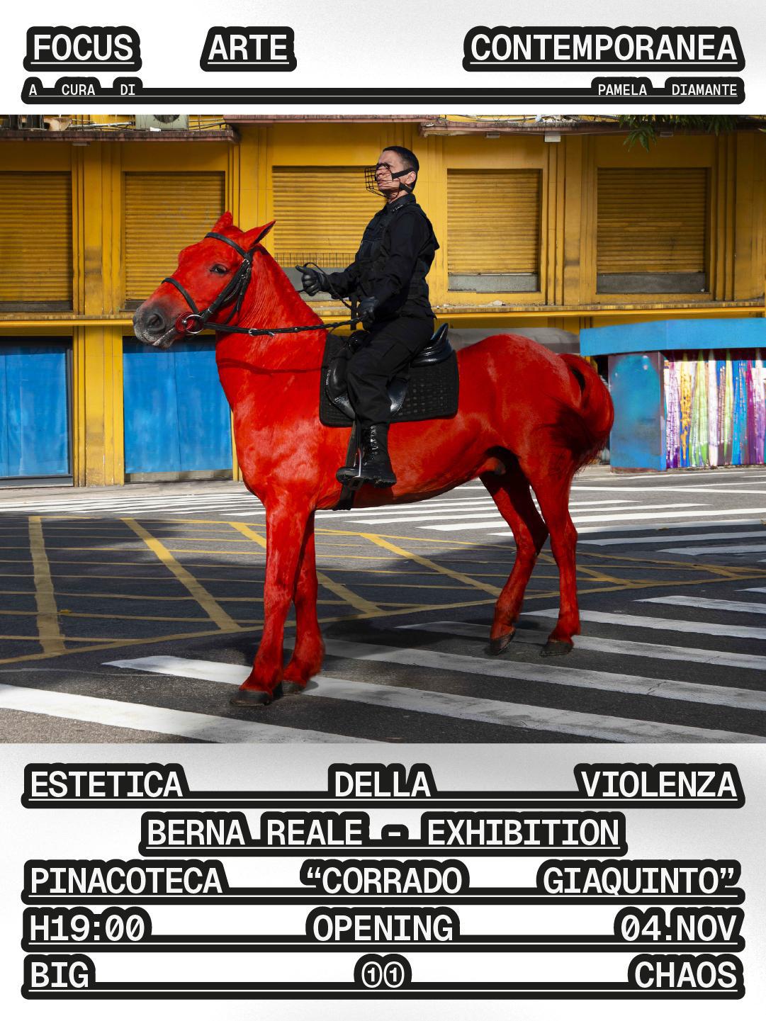 Pinacoteca metropolitana: inaugurazione mostra “Estetica della Violenza” di Berna Reale nell’ambito dell’undicesima edizione del Bari International Gender Festival (BIG CHAOS)