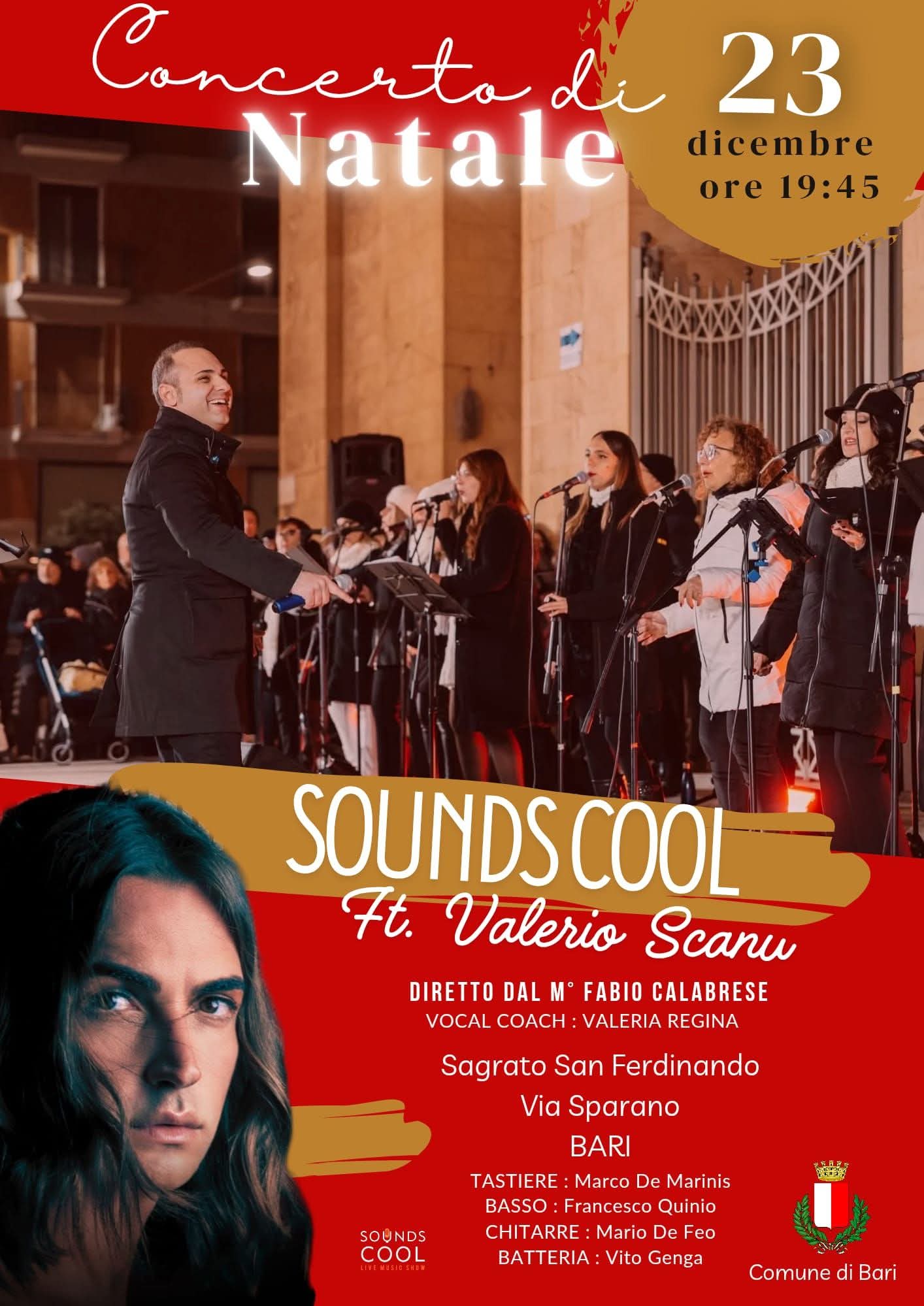 Concerto di Natale 23 dicembre - Sounds Cool ft. Valerio Scanu