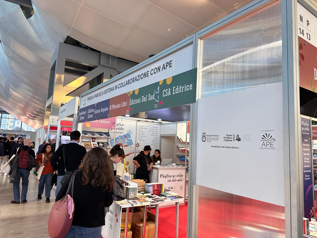 L’editoria pugliese a Più libri più liberi: Regione Puglia partecipa a Roma alla fiera nazionale della piccola e media editoria con uno stand istituzionale e 34 case editrici