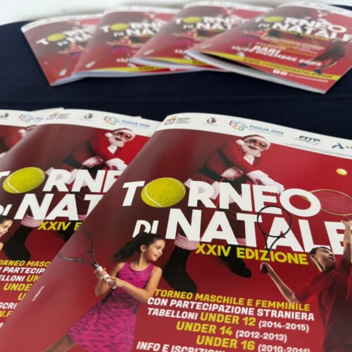 PRESENTATO IL 24° TORNEO DI NATALE DI TENNIS GIOVANILE DELLA GINNASTICA ANGIULLI