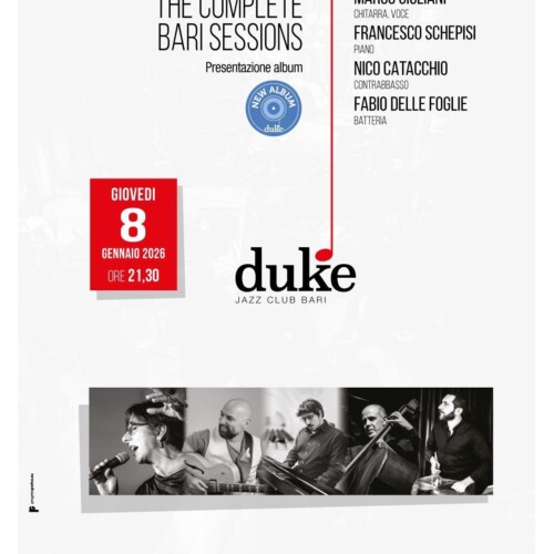BARI – Duke Jazz Club – L’8 gennaio la cantante portoghese Amália Baraona in concerto, per presentare l’album “The Complete Bari Sessions”, inciso per Gemini Music