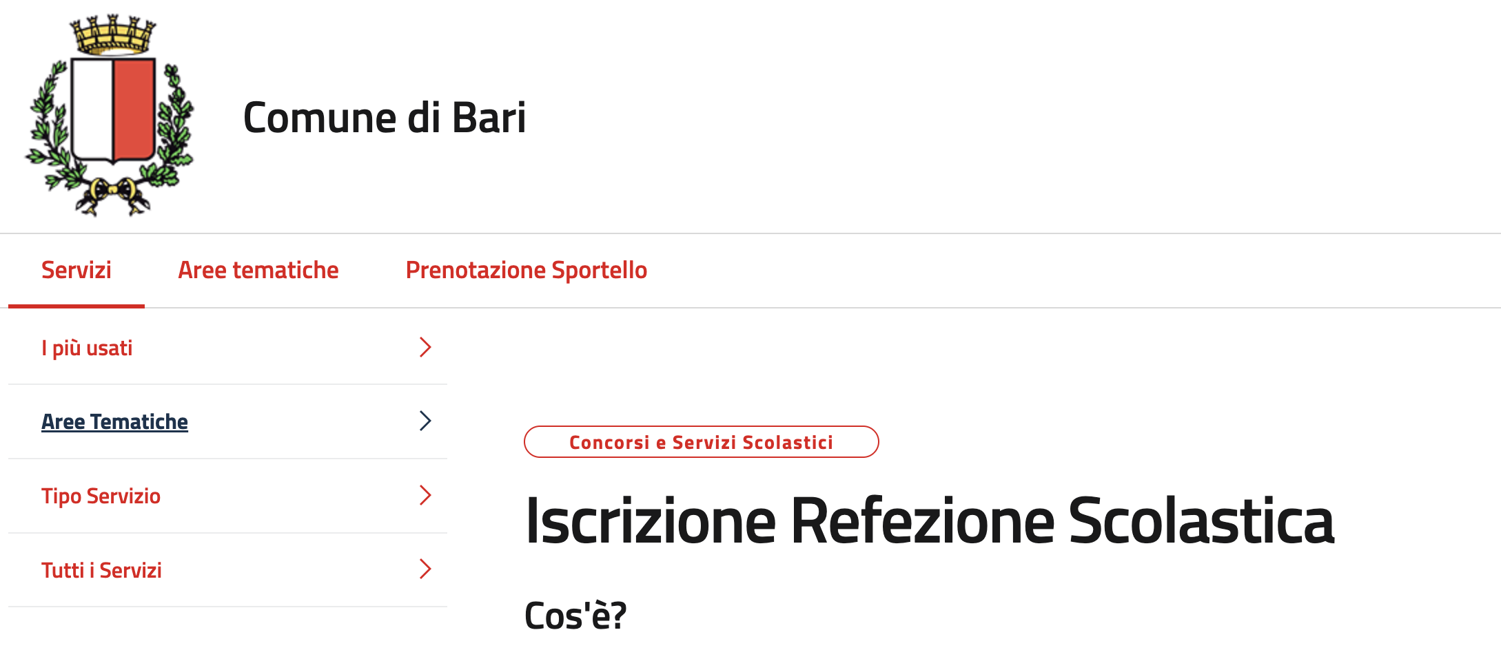 Servizio di refezione scolastica: apertura dell’ultima finestra straordinaria per le iscrizioni per l’anno 2025/2026