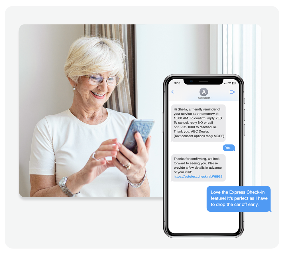 autoTEXT Supports a More Transparent Dealership Experience