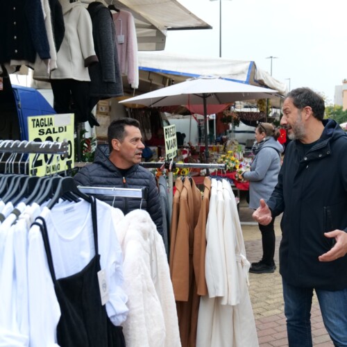 Dal 16 marzo trasferimento del mercato settimanale di via Portoghese nel park&ride di corso Vittorio Veneto: il sopralluogo dell’assessore Petruzzelli