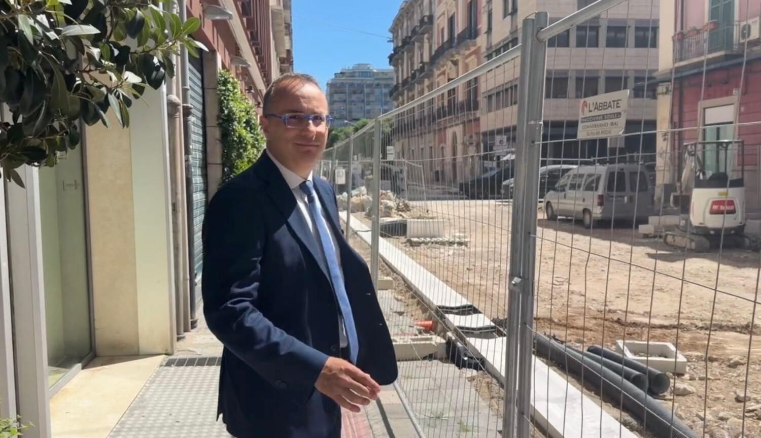 Al via i lavori di riqualificazione del primo attraversamento pedonale in via Argiro all'incrocio con via Abate Gimma