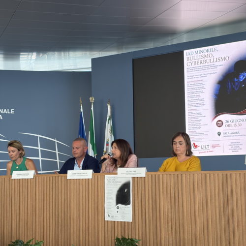 La vice presidente Vaccarella al convegno LILT nell’Agorà del Consiglio regionale su cyberbullismo