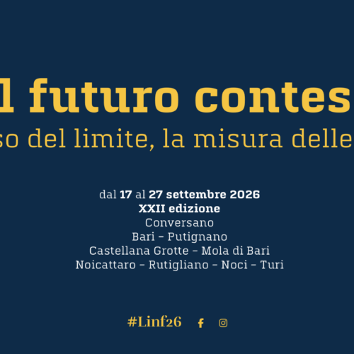 Lectorinfabula si allarga ad altri Comuni e dà voce alla nuove generazioni. Per dieci giorni il Festival attraverserà Bari, Castellana Grotte, Conversano, Mola di Bari, Noci, Noicattaro, Putignano, Rutigliano e Turi, per parlare de “Il Futuro conteso”
