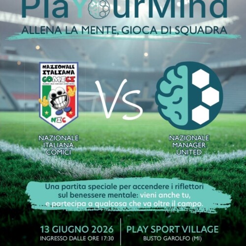 Play Your Mind: una giornata per rompere il silenzio sulla salute mentale nel lavoro