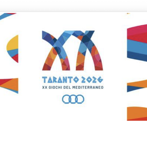 XX GIOCHI DEL MEDITERRANEO TARANTO 2026/ EMBRACE THE FUTURE: INSTALLAZIONE LUMINOSA SUL PONTE GIREVOLE
