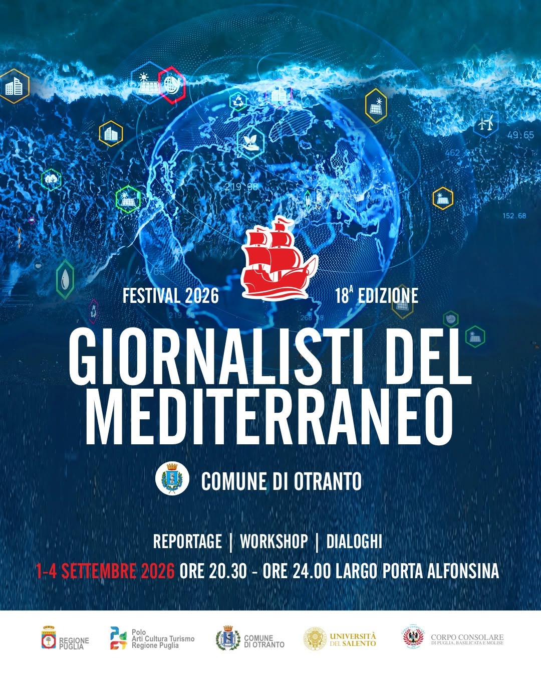 FESTIVAL GIORNALISTI DEL MEDITERRANEO DICIOTTESIMA EDIZIONE UNA PROFESSIONE, MILLE SFIDE GLOBALI
