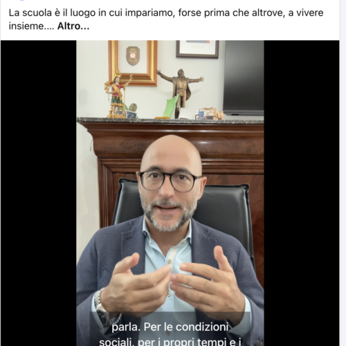 Carrieri: «A scuola nessun bambino deve sentirsi in un angolo. L’inclusione si costruisce dando alle scuole gli strumenti per realizzarla»