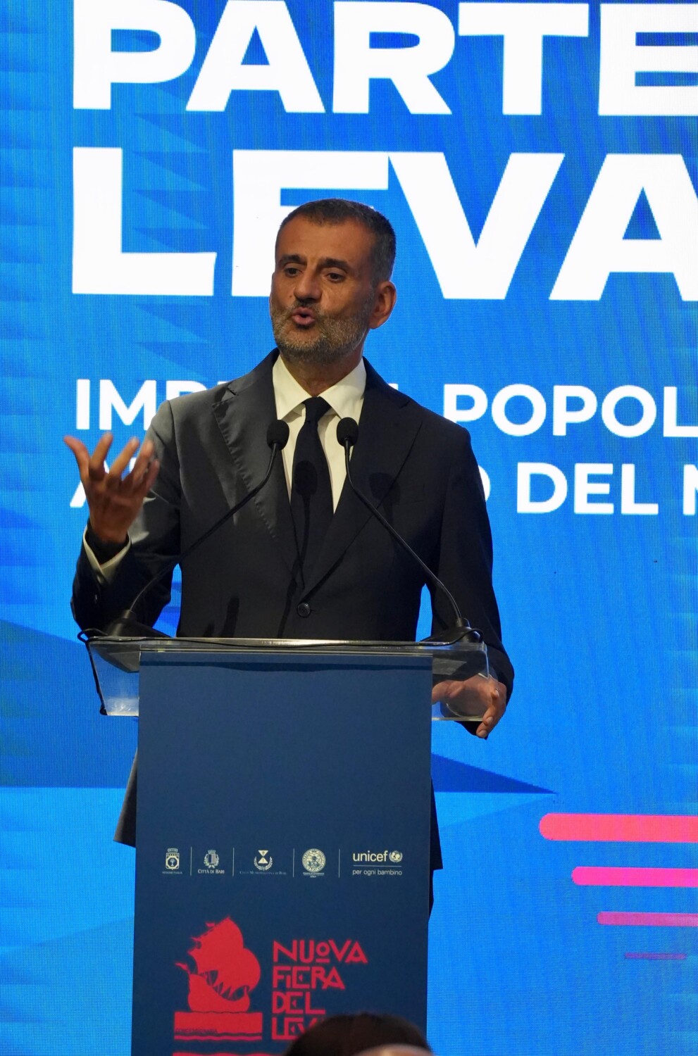 Fiera del Levante: il discorso del presidente della Regione Puglia Antonio Decaro