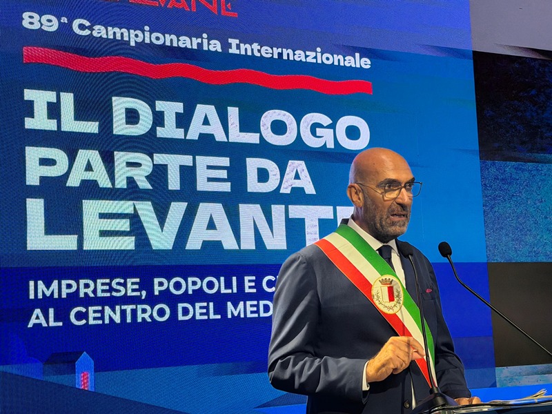 FIERA DEL LEVANTE IL DISCORSO DEL SINDACO DI BARI VITO LECCESE