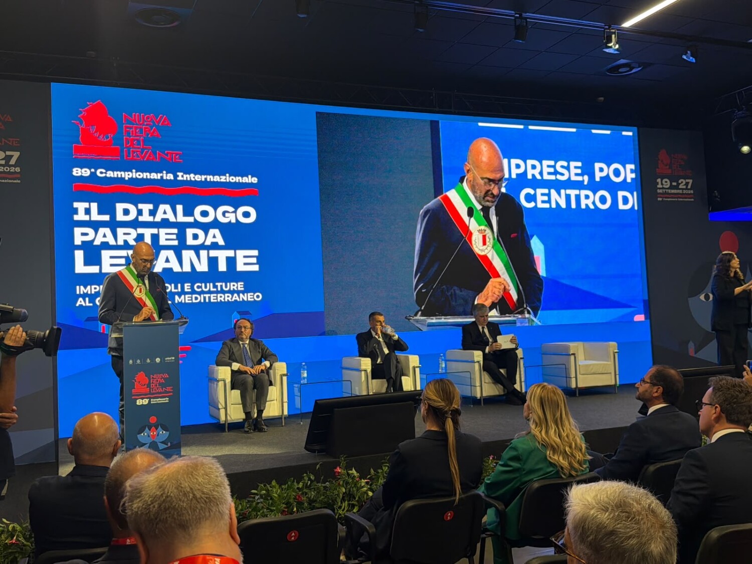 FIERA DEL LEVANTE IL DISCORSO DEL SINDACO DI BARI VITO LECCESE